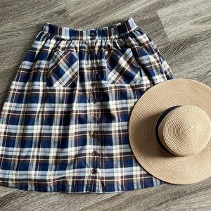 New Plaid ModCloth Midi Skirt